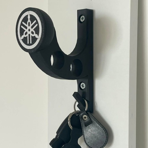 3D Printed Helmet Holder and Wall Key Rack New, Custom Design