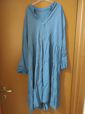 Asymmetric dress blue gray like new