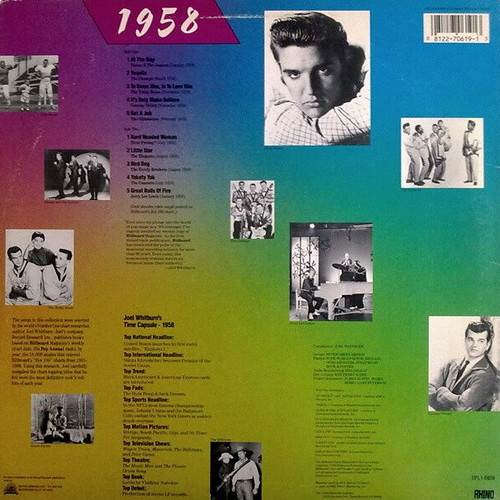 Billboard Top Rock'N'Roll Hits 1958 CD used, rock genre