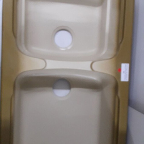 Majestic Minos E96/2 Double Synthetic Kitchen Sink Cappuccino New