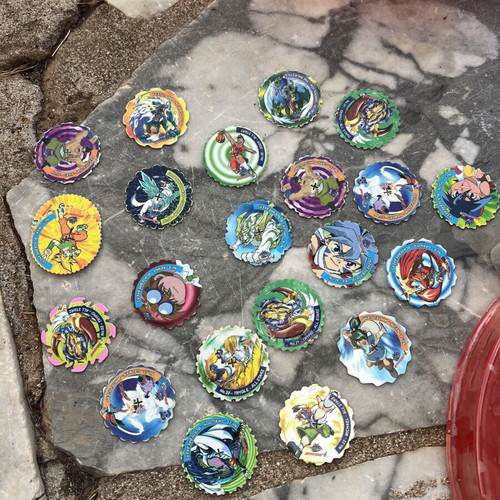 Beyblade Spinners Tasty (Cheetos) collectible set with 45+ caps