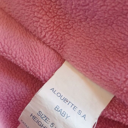Alouette children's jacket like new, size 110 cm, blue and pink