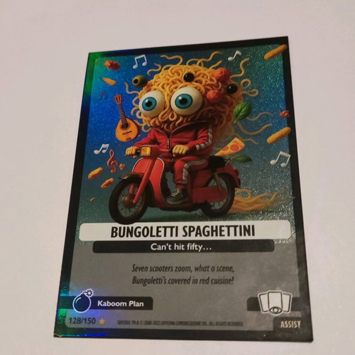 Italian Brainrot collectible card #128 new