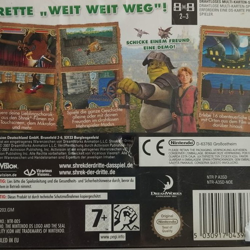 Nintendo DS Shrek