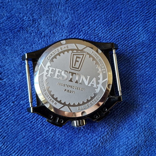 Festina F16971/3 Chrono-Bike wristwatch like new, black and yellow