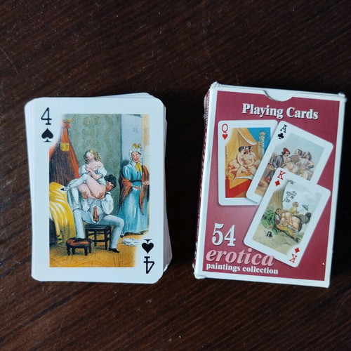 Erotica playing cards like new