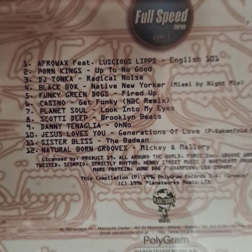 Full Speed 4 CD set like new