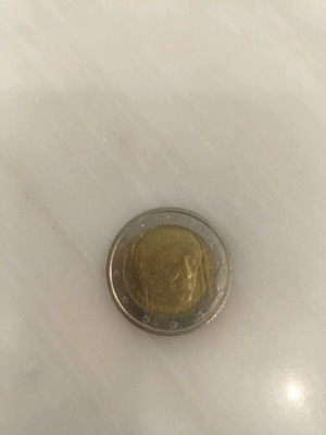 2 Euro Coin used from Italy 2013 for Giovanni Boccaccio