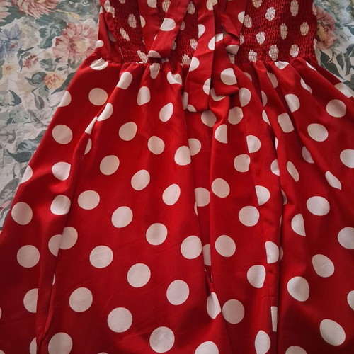 Polka Dot Dress like new, summer vintage, size XL