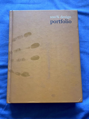 100% Design Portfolio book like new, English