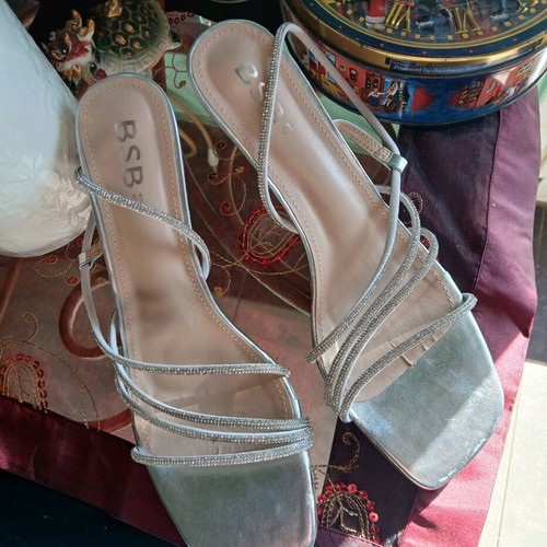 BSB Sandals New, Size 40, Silver