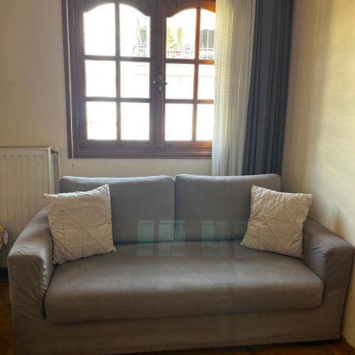 Sofa set 3-seater and 2-seater with storage and removable covers