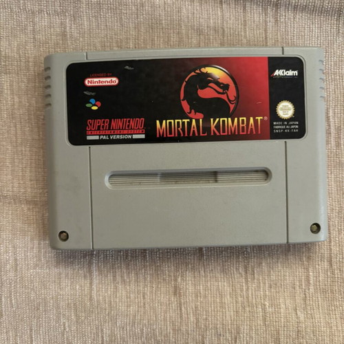Mortal Kombat Super Nintendo SNES game used