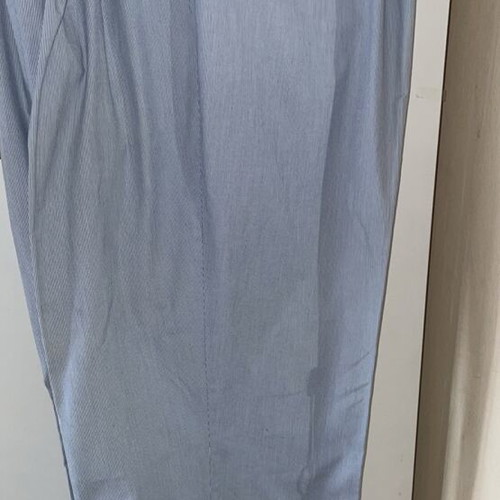 Men's pants new, summer, light blue with white stripe, size XXL