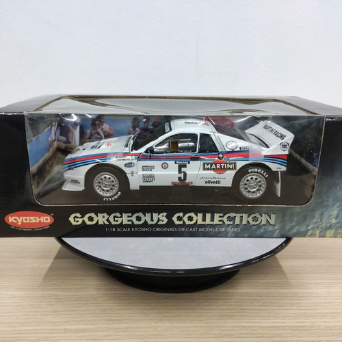 Metal model Kyosho LANCIA 037 RALLY 84 TOUR DE CORSE No.5 1:18 new