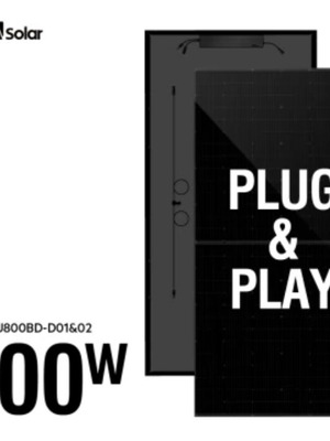 Photovoltaic Plug & Play System 840W with Built-in Inverter