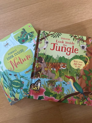 Usborne Look Inside Nature & Jungle books for kids new, set