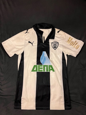 Paok 2010-2011 football jersey, size medium