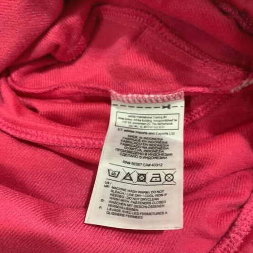 Adidas pink women's jacket size S used
