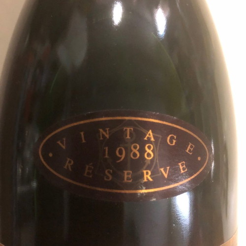Veuve Clicquot Ponsardin vintage 1988 champagne new, pack of 5 bottles