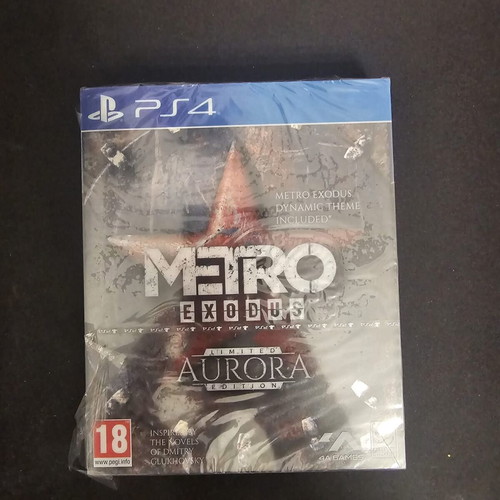 Metro Exodus Limited Aurora Edition PS4 like new