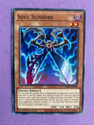 Soul Scissors Yu-Gi-Oh карта като ново
