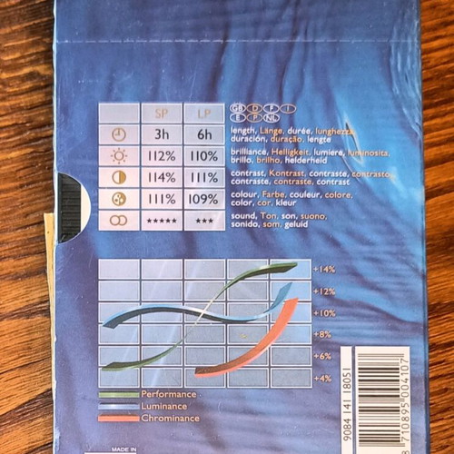 Philips VHS 180m sealed