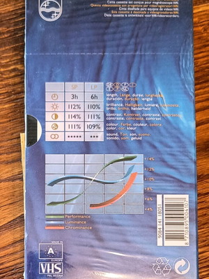 Philips VHS 180m sealed