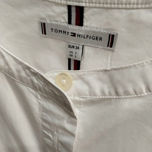 Tommy Hilfiger women's white shirt oversize size EUR 34 like new