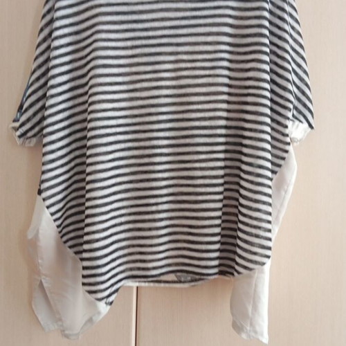 Women's oversized blouse like new, multicolor, one size