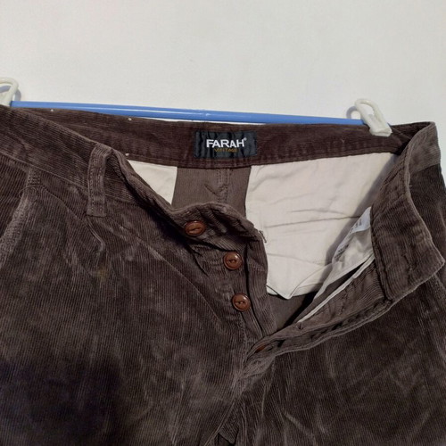 Farah corduroy pants brown like new, size 31/34