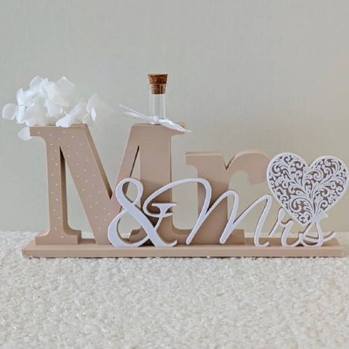 Mr & Mrs Wedding Decoration New