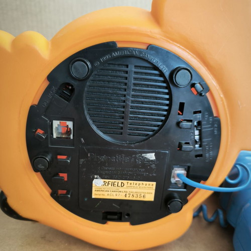 Garfield phone used, vintage, multicolor, wired