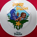  Τρία πορσελάνινα παιδικά πιάτα  Disney & Burroughs Tarzan.