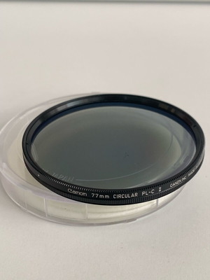 Canon polarized filter 77mm PL-C B like new