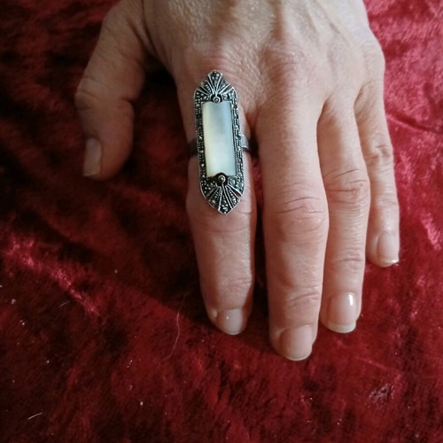 Silver 925 vintage ring used