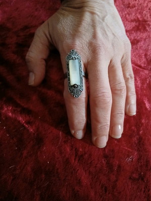 Silver 925 vintage ring used
