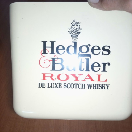 Hedges Butler Royal Scotch Whisky Collectible Used Plastic Ice Bucket