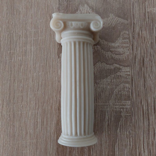Decorative candle 10 cm Ionic column style new
