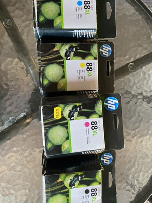 HP 88 XL Printer Ink new in all colors
