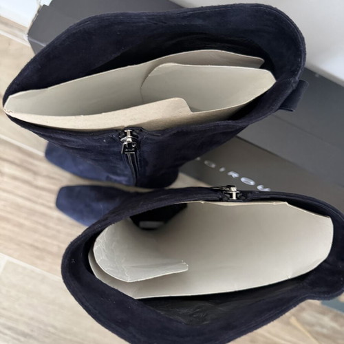Kalogirou knee-high suede boots size 40 like new, bluenotte
