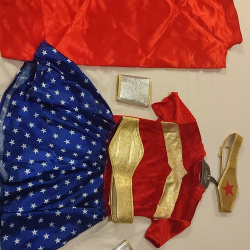 Super Girl Carnival Costume for Girl 5-6 Years Used