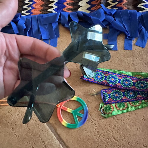 Hippie carnival costume like new