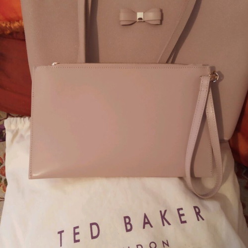 Ted Baker bag new with pouch, powder color