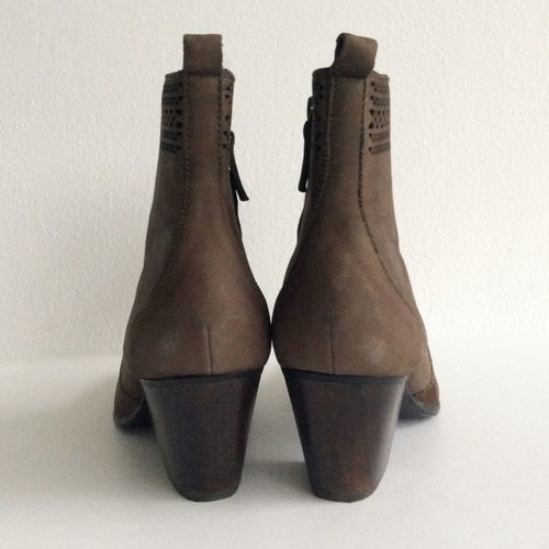 AERIN brown suede ankle boots used, size 39.5