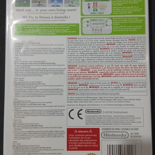 Wii Fit Nintendo Wii game used