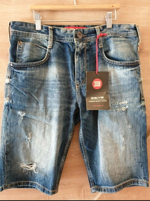 3GUYS men's jean bermuda new, size 30, blue