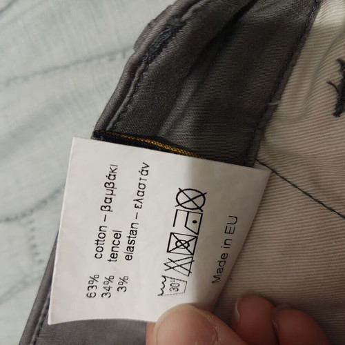 Scinn Jeans men's pants gray slim fit new size 36