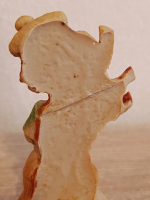 Decorative figurine Scottish man with bagpipes used