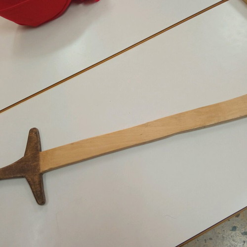 Wooden handmade sword like new